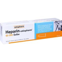 Heparin Ratiopharm 60000 Salbe 150 G