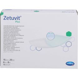 Zetuvit Plus Extrastarke Saugkomp.steril 15x20 cm 10 ST