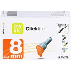 Mylife Clickfine Pen-Nadeln 8 Mm Diamond Tip 100 ST