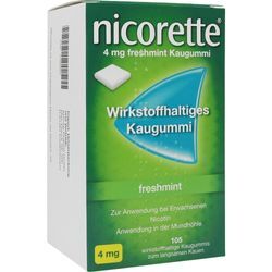 Nicorette 4 mg Freshmint Kaugummi 105 ST