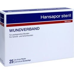 Hansapor Steril Wundverband 8x10cm 25Er Pack 25 ST