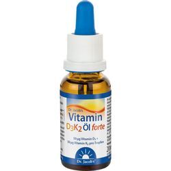 Vitamin D3K2 Öl Forte 2000 Ie D3+k2 Dr. Jacob's 20 ML