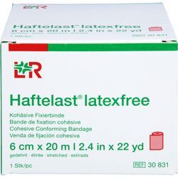 Haftelast Fixierb.kohäs.lf 6cmx20M Rot 1 ST