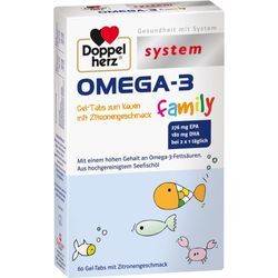 Doppelherz Omega-3 Family Gel-Tabs System 60 ST