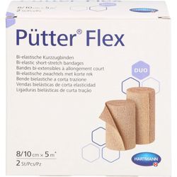 Pütter Flex Duo Binde 8 cm/10 cmx5 M 2 ST