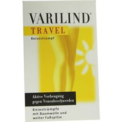 Varilind Travel Knie Baumwolle Blau L 2 ST