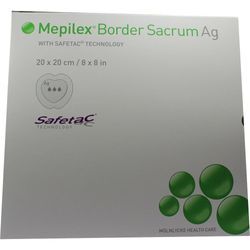 Mepilex Border Sacrum Ag 20x20 cm 5 ST