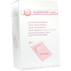 Rudavlies Steril 15cmx10cm Verbandpflaster 50 ST