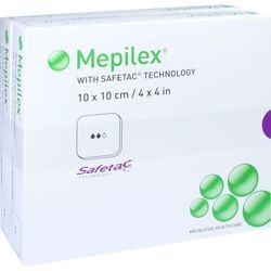 Mepilex 10x10 cm Schaumverband 10 ST