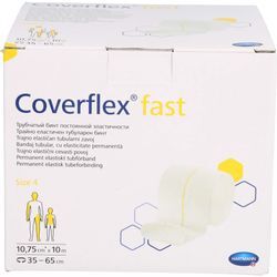 Coverflex Fast Schlauchverb. Gr.4 10.75cmx10M Weiß 1 ST