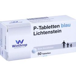 P Tabletten Blau 8Mm Teilk 50 ST