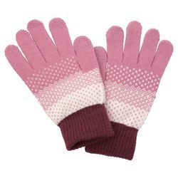 Damen Handschuhe mit Norwegermuster