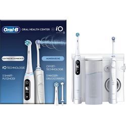 Munddusche ORAL-B "Oral Health Center", weiß, Mundduschen, mit iO Series 6 elektrische Zahnbürste