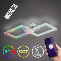 Smart Home Deckenleuchte led rgb dimmbar cct Lampe Fernbedienung App 30W WiFi