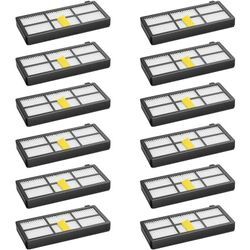 Memkey - 12 Stück Filter für Irobot Roomba Roboterstaubsauger 800 850 851 860 865 866 870 871 876 880 885 886 890 891 896 900 960 966 980