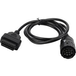 Trade Shop - Trade-Shop OBD2 ii Diagnose Adapterkabel 10pin auf 16pin kompatibel mit bmw K52 (r 1200 rt), K21 (r nineT), K25 (r 1200 gs, r 1200 gs