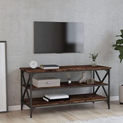 Maison Chic - TV-Schrank, TV-Lowboard, tv Möbel, Fernsehschrank Moderner Stil Räuchereiche 100x40x50 cm Holzwerkstoff NMKS28977 MaisonChic