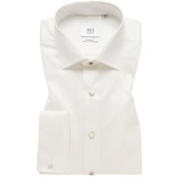 MODERN FIT Luxury Shirt in champagner unifarben, champagner, 42