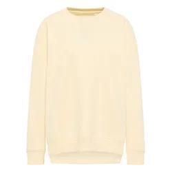 Strick Pullover in gelb unifarben, gelb, M