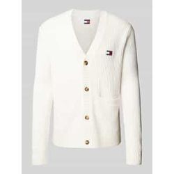 Cardigan mit Label-Badge