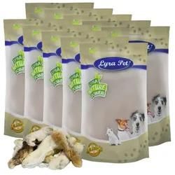 10 kg Lyra Pet® Kaninchenpfoten mit Fell