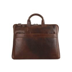 X-Zone Notebooktasche Damen Leder, cognac