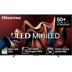 HISENSE 100U7KQ Mini LED TV (Flat, 100 Zoll / 253 cm, UHD 4K, SMART TV)