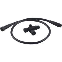 Für nmea 2000 Drop Backbone-Kabel mit T-Stecker, 5-polig, wasserdicht, M12, 0,5 m, für Garmin-Netzwerke - Jeffergarden