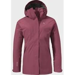 Doppeljacke SCHÖFFEL "Hiking 3in1 Jacket Style Tamina WMS", Damen, Gr. 38, pink (3825, pink), Aussenjacke Oberstoff : 100% Polyester Futter Rumpf unten: 100% Polyester Futter Rumpf oben: 100% Polyester Innenjacke Oberstoff : 100% Polyester Wattierung : 100% Polyester, sportlich, regular fit, hoch geschlossener Ausschnitt, Langarm, Jacken