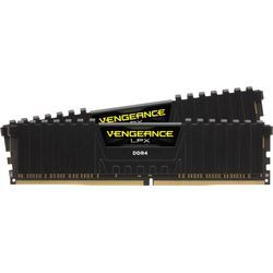 CORSAIR Arbeitsspeicher "Vengeance LPX DDR4 3600MHz 32GB UDIMM (2x16GB)", Arbeitsspeicher, schwarz, 32 GB, 3600 MHz