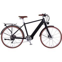 E-Bike EGO MOVEMENT "Classic 25 Cäsar Herren 54 cm Schwarz 28"" E-Bikes Gr. 54cm, 28 Zoll (71,12cm), schwarz Pedelec, Elektrofahrrad für Damen u. Herren