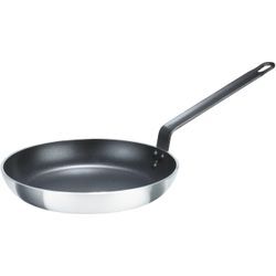 Bratpfanne GSW "Gastro Lyoner Alu", silber, H:4,5cm Ø:28cm, Pfannen, Gastro-Qualität, Teflon Select Antihaft-Versiegelung, Induktion