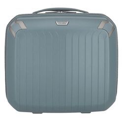 Beautycase TRAVELITE "ELVAA" Gr. B/H/T: 36cm x 31cm x 19cm, blau (blaugrau) Taschen Kosmetikkoffer Trolley-Aufsteckfunktion, passend dazu Koffer ELVAA