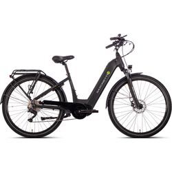 E-Bike SAXONETTE "Quantum Sport Wave" E-Bikes Gr. 50cm, 28 Zoll (71,12cm), schwarz Pedelec, Elektrofahrrad für Damen u. Herren