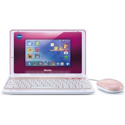 Kindercomputer VTECH "School & Go, Genio Lernlaptop XL pink", pink, Kindercomputer, KinderB:26cm T:17cm, Kunststoff, B:26cm T:17cm