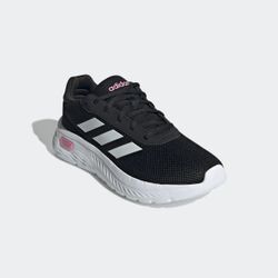 Walkingschuh ADIDAS SPORTSWEAR "CLOUDFOAM COMFY" Gr. 36, schwarz-weiß (core black / cloud white bliss pink) Schuhe