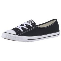 Sneaker CONVERSE "Chuck Taylor All Star Ballet Lace Ox" Gr. 37,5, schwarz, Textil, Schuhe Canvassneaker Sneaker low