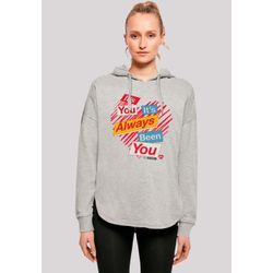 Kapuzenpullover F4NT4STIC "Sex Education It's Always You Netflix TV Series", Damen, Gr. L, grau, Obermaterial: 100% Baumwolle, casual, oversize, Langarm, Pullover, Premium Qualität