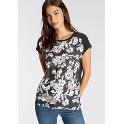 Shirtbluse TAMARIS Gr. 34, rosa Damen Blusen mit modischen Allover-Print - NEUE KOLLEKTION