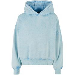 Kapuzenpullover URBAN CLASSICS "Urban Classics Damen Ladies Oversized Towel Washed Hoody" Gr. XS, blau (balticblau), Damen, 70% Baumwolle, 30% Polyester, unifarben, Pullover