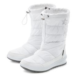 Winterstiefel LASCANA Gr. 36, weiß Damen Schuhe Stiefelette, Winterboots mit Warmfutter, wasserabweisend