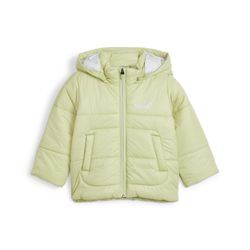 Winterjacke PUMA "Minicats Steppjacke mit Kapuze Kinder" Gr. 104, grün (pistachio green) Kinder Jacken