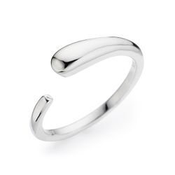 Fingerring HECHTER PARIS "Schmuck Geschenk Silber 925 Damenring Tropfen" Gr. 59, silber (silberfarben), Fingerringe, Damen, 59, Silber 925 (Sterlingsilber), 1,6mm