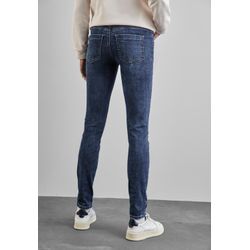 Gerade Jeans STREET ONE Gr. 26, Länge 32, blau (authentic indigo wash) Damen Jeans 4-Pocket Style