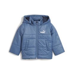 Winterjacke PUMA "Minicats Steppjacke mit Kapuze Kinder" Gr. 68, blau (blau horizon), Kinder, Obermaterial: 100% Nylon; Futter: 100% Nylon; Füllung: 100% Polyester; Ärmelbund: 100% Polyester, Jacken