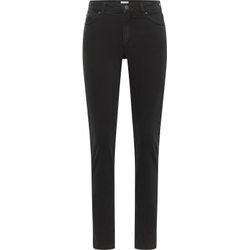 Slim-fit-Jeans MUSTANG "Style Crosby Relaxed Slim" Gr. 28, Länge 34, 4088 schwarz Damen Jeans