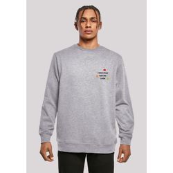 Sweatshirt F4NT4STIC "Christmas Baking Crew", Herren, Gr. L, grau (erdgrau), Obermaterial: 50% Baumwolle, 50% Polyester, casual, regular fit, Rundhals, Sweatshirts, Premium Qualität, Rock-Musik, Band