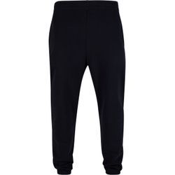 Stoffhose URBAN CLASSICS "Urban Classics Herren Ultra Heavy Sweatpants", Herren, Gr. L, US-Größen, schwarz, 100% Baumwolle, unifarben, loose fit, Hosen