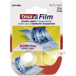 57912-00000-02 Doppelseitiges Klebeband film® Transparent (l x b) 7.5 m x 12 mm 1 St. - Tesa