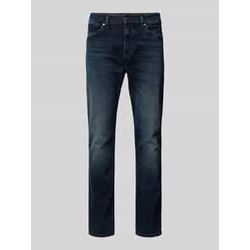 Slim Tapered Fit Jeans im 5-Pocket-Design Modell 'ONYX'